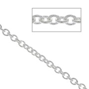 2mm 925 Sterling Silver cable chain x50 cm
