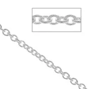 2mm 925 Sterling Silver cable chain x50 cm