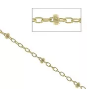 1.8mm Gold Filled Flat ball (1x1) cable chain x 50cm
