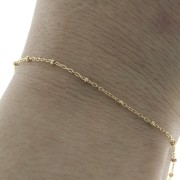 1.8mm Gold Filled Flat ball (1x1) cable chain x 50cm