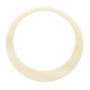 25mm Mother-of-pearl circle pendant - Natural x1|raw }}