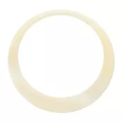 25mm Mother-of-pearl circle pendant - Natural x1