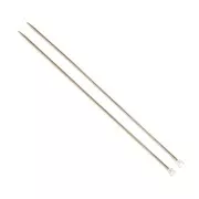 6mmx40cm Aluminium  DMC Knitting needles - Rose Gold Tone x2