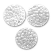 Hammered sequins 16mm Silver tone  x5|raw }}