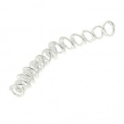 925 Sterling Silver Thread tube 35x5mm x1|raw }}