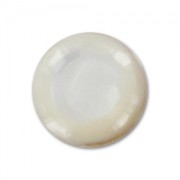 Round cabochon 8mm White Mother-of-Pearl x1|raw }}