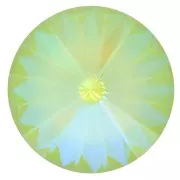 PureCrystal 1122 Rivoli Round Stone 14mm Crystal AB Ultra Lime