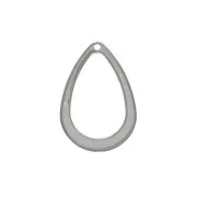 17x11mm Stainless Steel drop charm x1