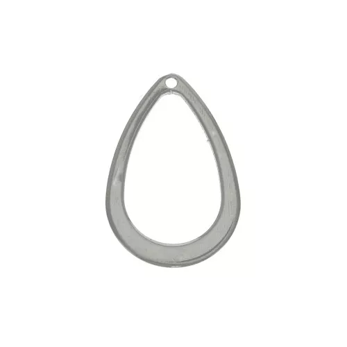 17x11mm Stainless Steel drop charm x1