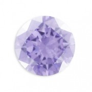 Cubic Zirconia Round cabochons 2mm Lavender x10|raw }}