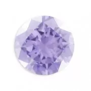 Cubic Zirconia Round cabochons 2mm Lavender x10