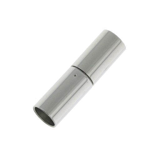 21x6mm Stainless steel bayonet clasp for 5 mm cord x1