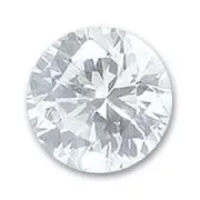 Cubic Zirconia Round cabochons 2mm Crystal x10