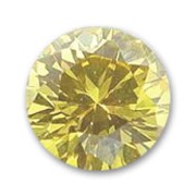Cubic Zirconia Round cabochons 3mm Golden x10|raw }}