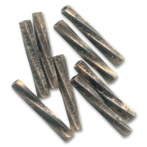 Bugles Twist Miyuki 12 mm TW2012-1275 - Black Gold Antiqued Mat x10g