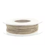 0,9mm Samantha thread reel made in Italy - Sand x30m