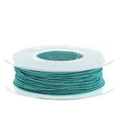 0,9mm Samantha thread reel made in Italy - Turquoise x30m