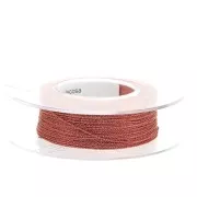 0,6mm Sorrento thread reel made in Italy - Terracotta x50m