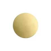 18mm Circle - Premium Stamping Blanks - Gold Tone x1