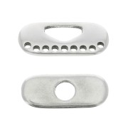 21x9mm Zamac toggle clasp for bracelet and multi-row necklace - Fine Antique silver plating x1|raw }}