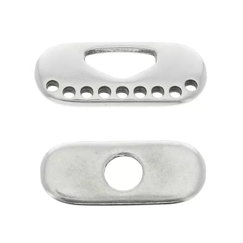 21x9mm Zamac toggle clasp for bracelet and multi-row necklace - Fine Antique silver plating x1