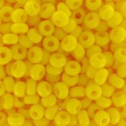 Preciosa Seed beads 11/0 2 mm - Opaque Yellow x20g|raw }}