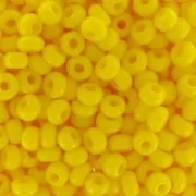 Preciosa Seed Beads 11/0 2 mm - Opaque Yellow x 20 g