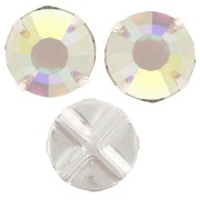 Sew-on rhinestones 8mm Crystal AB