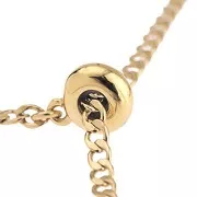 10 mm Dangle charm stopper bead with a 3mm hole - fine Gold plated x1