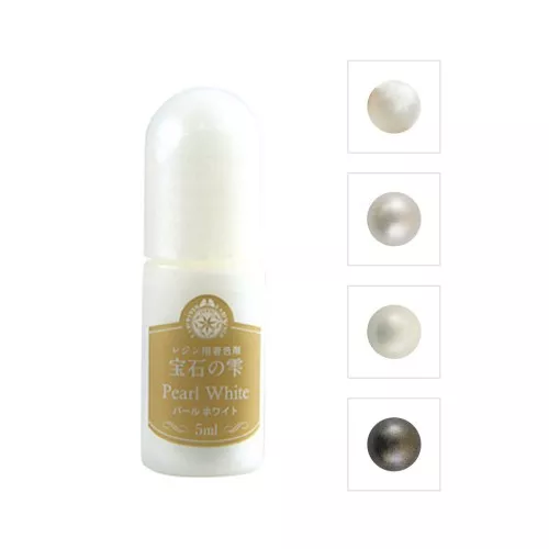 Padico liquid dye to colour resin Pearl White x5ml
