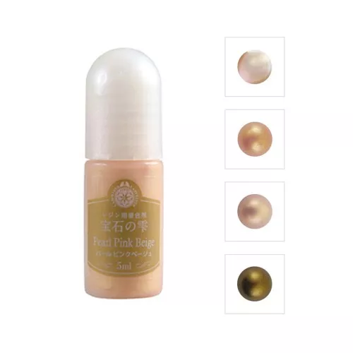 Padico liquid dye to colour resin Pearl Pink Beige x5ml