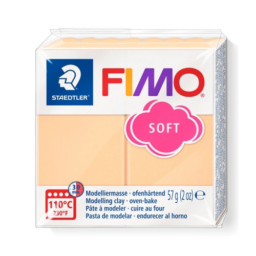 Fimo Soft Polymer Clay 57gr Peach (n°405)
