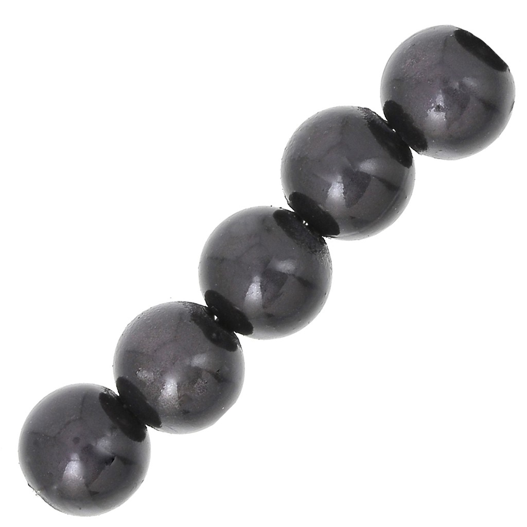 8mm Magic beads Black x25 Perles & Co