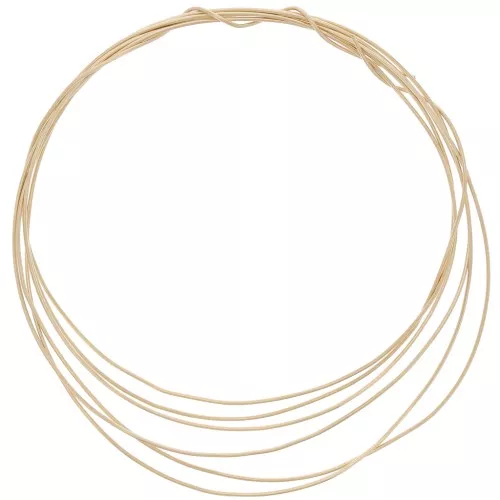 Bobbin of 0.75mm Gold filled round hard wire x 1 m