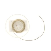 Bobbin of 0.75mm Gold filled round hard wire x 1 m