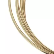 1.25mm/16 ga Gold filled round hard wire x 1 m