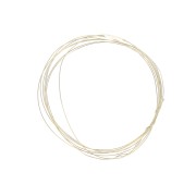 0.25mm/30 ga Gold filled round hard wire x 1 m