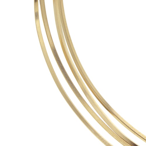 0.75mm Gold filled square soft wire x 1 m