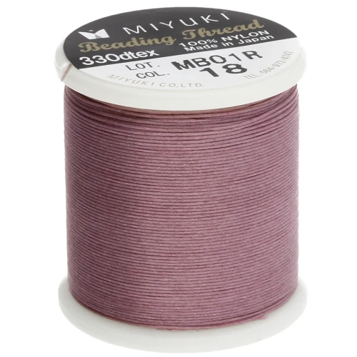 Miyuki Nylon Beading thread B 0.25 mm Rose x50 m