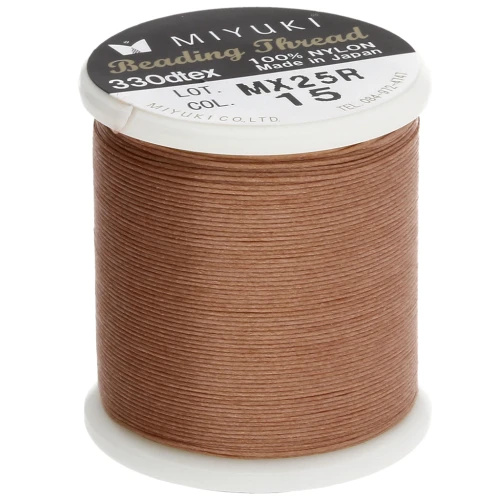 Miyuki Nylon Beading thread B 0.25 mm Nutmeg x50 m