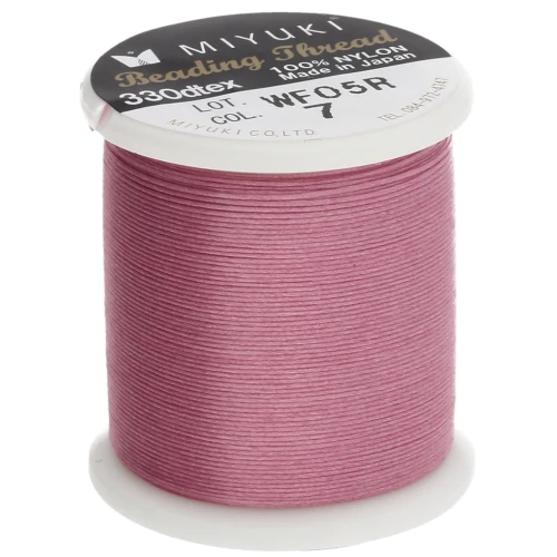 Miyuki Nylon Beading thread B 0.25 mm Pink x50 m