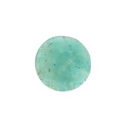 6mm round faceted flat back cabochon - Amazonite x1|raw }}