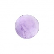 6mm round faceted flat back cabochon - Amethyst x1|raw }}