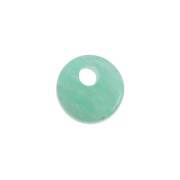 6mm Round Gemstone sequin - Amazonite x1