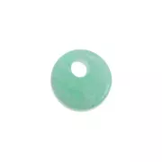 6mm Round Gemstone sequin - Amazonite x1