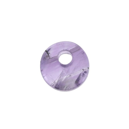 6mm Round Gemstone sequin - Amethyst x1