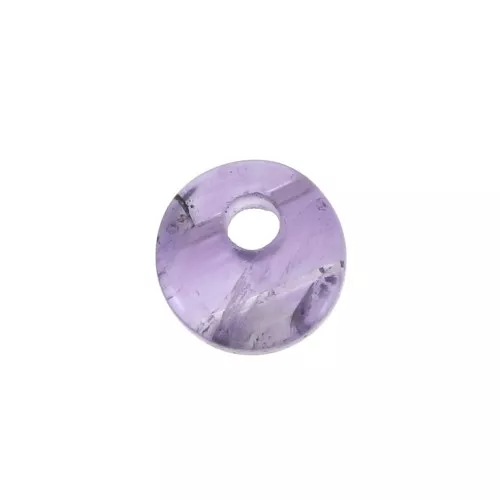 6mm Round Gemstone sequin - Amethyst x1