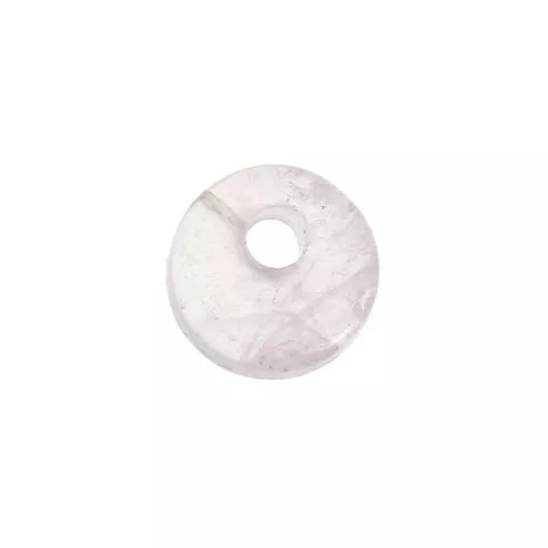 6mm Round Gemstone sequin - Quartz Rose x1