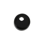 6mm Round Gemstone sequin - Black Onyx x1|raw }}
