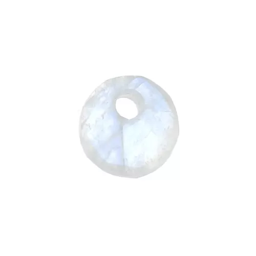 6mm Round Gemstone sequin - Moonstone x1